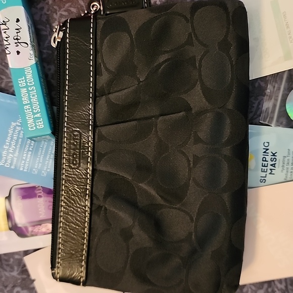 EUC COACH Black Clutch/ Pouch Bundle - Picture 2 of 10